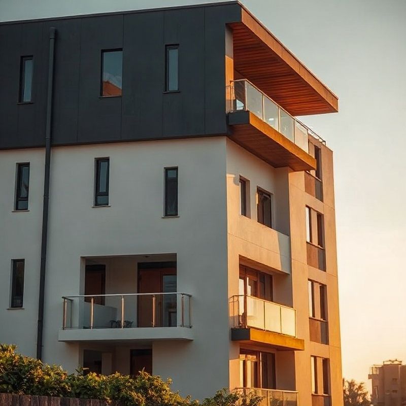 Exterior of a modern Nairobi residential building in Kilimani